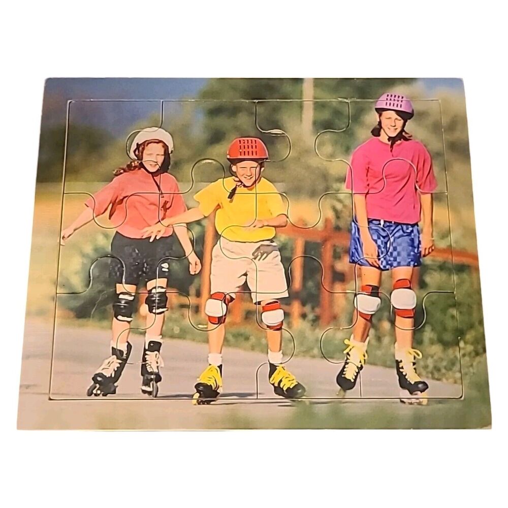 2‎ Vintage Real Photo Toddler Wooden Board Puzzles - Picture 4 of 5
